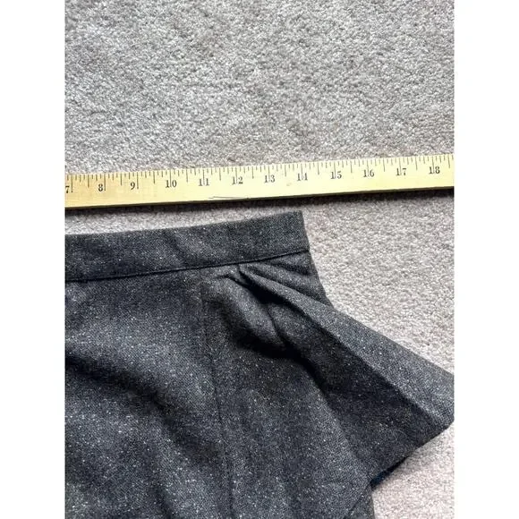 Vtg Anthropologie 6 Floreat Wool Pencil Skirt Bird Embroidered Dark Academia - Picture 10 of 13